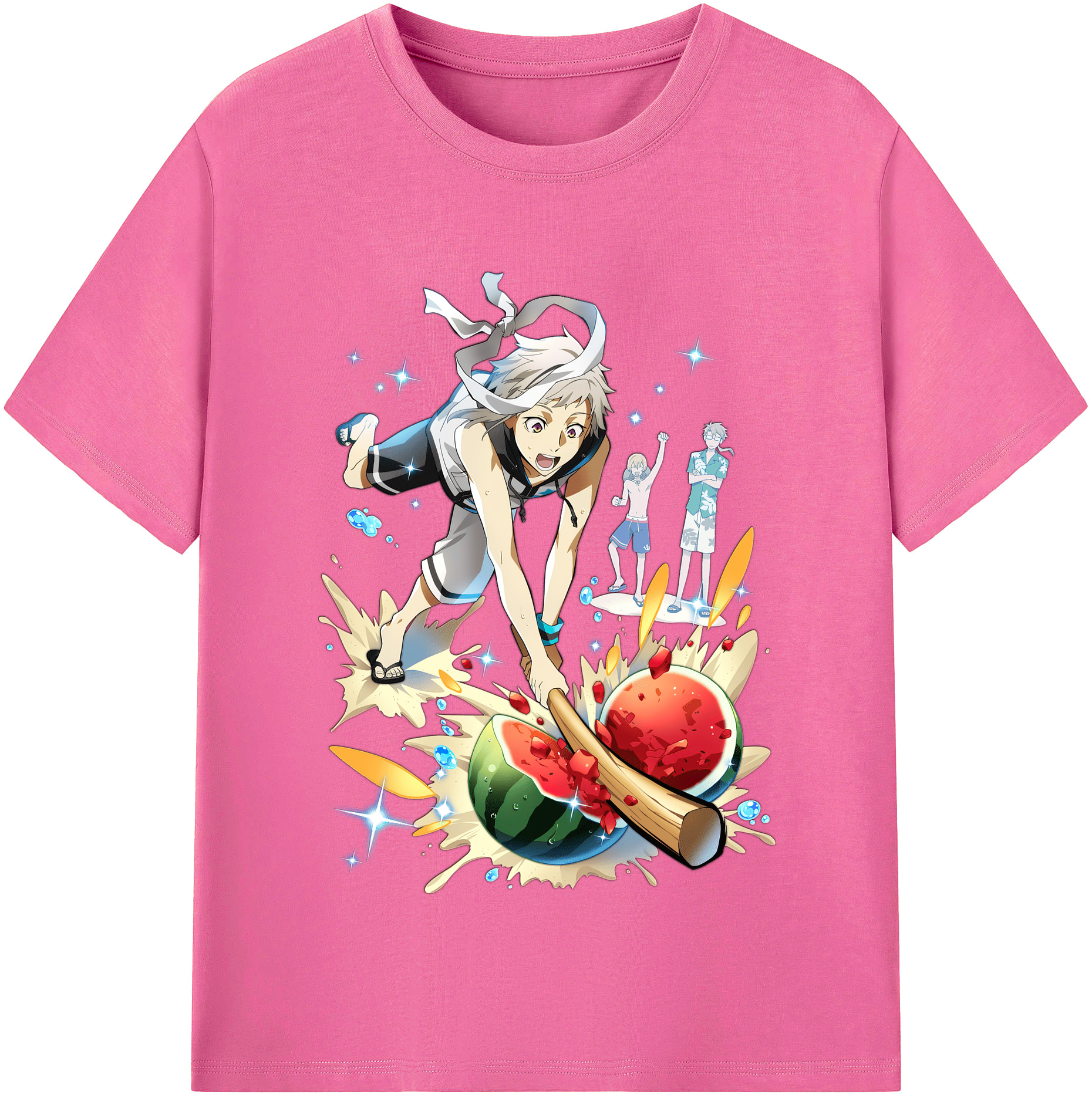 （画像用） 文豪ストレイドッグス Bungo Stray Dogs レディースカジュアルプリントTシャツ（綿100％）